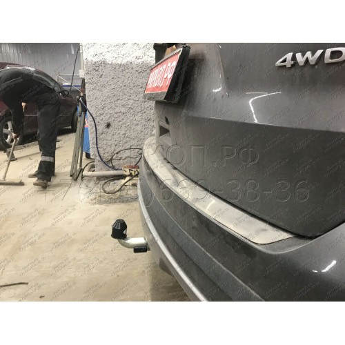 F123C GALIA Полностью оцинкованный фаркоп на Ford Explorer 2011-2015 (без подрезки бампера), Ford Explorer 2015-2020 (минимальная подрезка бампера). Подрозетник убирается за бампер. Тип шара: C (горизонтальный съемный). Нагрузки: 2400/130 кг, масса фаркоп
