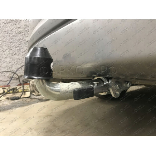 F123C GALIA Полностью оцинкованный фаркоп на Ford Explorer 2011-2015 (без подрезки бампера), Ford Explorer 2015-2020 (минимальная подрезка бампера). Подрозетник убирается за бампер. Тип шара: C (горизонтальный съемный). Нагрузки: 2400/130 кг, масса фаркоп