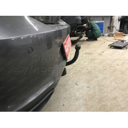 V125-A Лидер-плюс ТСУ для Volkswagen Polo седан 2010-2020, Polo лифтбек 2020-2022, Skoda Rapid лифтбек 2012-2020, 2020-2022. Требуется подрезка бампера. Нагрузки: 1000/75 кг, масса 