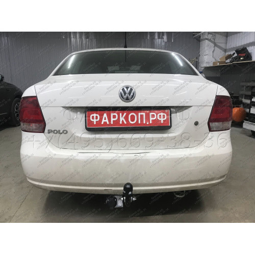 V125-A Лидер-плюс ТСУ для Volkswagen Polo седан 2010-2020, Polo лифтбек 2020-2022, Skoda Rapid лифтбек 2012-2020, 2020-2022. Требуется подрезка бампера. Нагрузки: 1000/75 кг, масса фаркопа 15,02 кг (без электрики в комплекте)