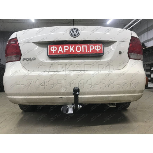 V125-A Лидер-плюс ТСУ для Volkswagen Polo седан 2010-2020, Polo лифтбек 2020-2022, Skoda Rapid лифтбек 2012-2020, 2020-2022. Требуется подрезка бампера. Нагрузки: 1000/75 кг, масса фаркопа 15,02 кг (без электрики в комплекте)