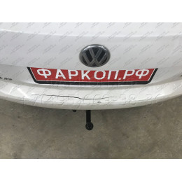 V125-A Лидер-плюс ТСУ для Volkswagen Polo седан 2010-2020, Polo лифтбек 2020-2022, Skoda Rapid лифтбек 2012-2020, 2020-2022. Требуется подрезка бампера. Нагрузки: 1000/75 кг, масса 