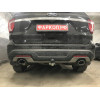 F123C GALIA Полностью оцинкованный фаркоп на Ford Explorer 2011-2015 (без подрезки бампера), Ford Explorer 2015-2020 (минимальная подрезка бампера). Подрозетник убирается за бампер. Тип шара: C (горизонтальный съемный). Нагрузки: 2400/130 кг, масса фаркоп