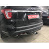 F123C GALIA Полностью оцинкованный фаркоп на Ford Explorer 2011-2015 (без подрезки бампера), Ford Explorer 2015-2020 (минимальная подрезка бампера). Подрозетник убирается за бампер. Тип шара: C (горизонтальный съемный). Нагрузки: 2400/130 кг, масса фаркоп