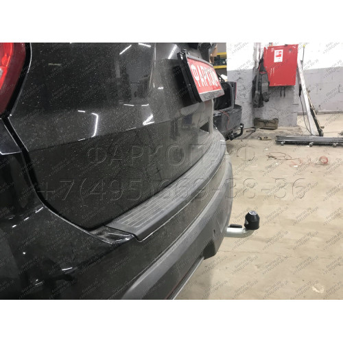 F123C GALIA Полностью оцинкованный фаркоп на Ford Explorer 2011-2015 (без подрезки бампера), Ford Explorer 2015-2020 (минимальная подрезка бампера). Подрозетник убирается за бампер. Тип шара: C (горизонтальный съемный). Нагрузки: 2400/130 кг, масса фаркоп
