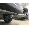 F123C GALIA Полностью оцинкованный фаркоп на Ford Explorer 2011-2015 (без подрезки бампера), Ford Explorer 2015-2020 (минимальная подрезка бампера). Подрозетник убирается за бампер. Тип шара: C (горизонтальный съемный). Нагрузки: 2400/130 кг, масса фаркоп