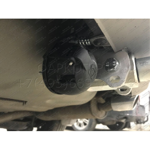 F123C GALIA Полностью оцинкованный фаркоп на Ford Explorer 2011-2015 (без подрезки бампера), Ford Explorer 2015-2020 (минимальная подрезка бампера). Подрозетник убирается за бампер. Тип шара: C (горизонтальный съемный). Нагрузки: 2400/130 кг, масса фаркоп