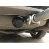 F123C GALIA Полностью оцинкованный фаркоп на Ford Explorer 2011-2015 (без подрезки бампера), Ford Explorer 2015-2020 (минимальная подрезка бампера). Подрозетник убирается за бампер. Тип шара: C (горизонтальный съемный). Нагрузки: 2400/130 кг, масса фаркоп