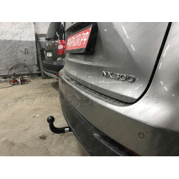 L-166 STEINHOF Фаркоп на Lexus NX 2014-2021. Требуется подрезка бампера. Тип шара: AV (вертикальное быстросъемное крепление шара на ключе). Нагрузки: 1500/75 кг,