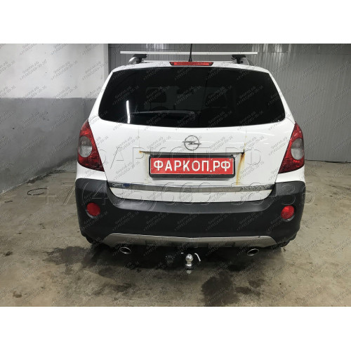 OPA-06-991122.00 PT GROUP Фаркоп на Opel Antara 2006-2017 без подрезки бампера. Тип шара: E (легкосъемный шар под квадрат). Нагрузки: 2000/150 кг, масса фаркопа 15,1 кг (без электрики в комплекте)