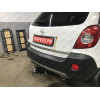 OPA-06-991122.00 PT GROUP Фаркоп на Opel Antara 2006-2017 без подрезки бампера. Тип шара: E (легкосъемный шар под квадрат). Нагрузки: 2000/150 кг, масса фаркопа 15,1 кг (без электрики в комплекте)