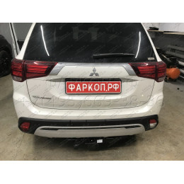 FA 0995-E Бизон Фаркоп на Mitsubishi Outlander 2012-2022 без подрезки бампера. Тип шара: E (легкосъемный шар под квадрат). Нагрузки: 3200/120 кг. Не комплектуется эл