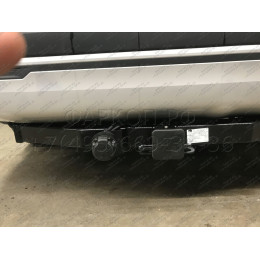 FA 0995-E Бизон Фаркоп на Mitsubishi Outlander 2012-2022 без подрезки бампера. Тип шара: E (легкосъемный шар под квадрат). Нагрузки: 3200/120 кг. Не комплектуется эл