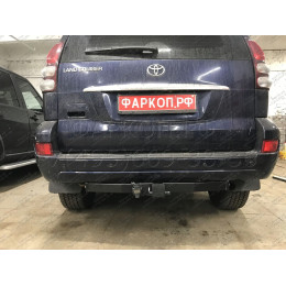 FA 1009-E Бизон Фаркоп на Toyota Land Cruiser Prado 150 2009-2023, Toyota Land Cruiser Prado 120 2002-2009 (3 точки крепления), Lexus GX 2003-2009, 2009-2023 без подрезки бампера. Тип шара: E (легко