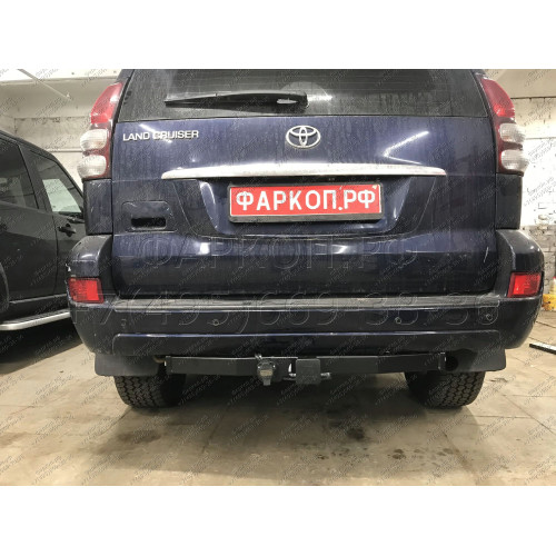 FA 1009-E Бизон Фаркоп на Toyota Land Cruiser Prado 150 2009-2023, Toyota Land Cruiser Prado 120 2002-2009 (3 точки крепления), Lexus GX 2003-2009, 2009-2023 без подрезки бампера. Тип шара: E (легкосъемный шар под квадрат). Нагрузки: 3500/120 кг. Не компл