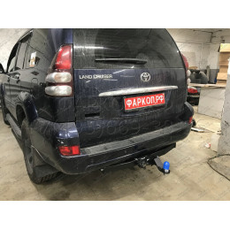FA 1009-E Бизон Фаркоп на Toyota Land Cruiser Prado 150 2009-2023, Toyota Land Cruiser Prado 120 2002-2009 (3 точки крепления), Lexus GX 2003-2009, 2009-2023 без подрезки бампера. Тип шара: E (легко