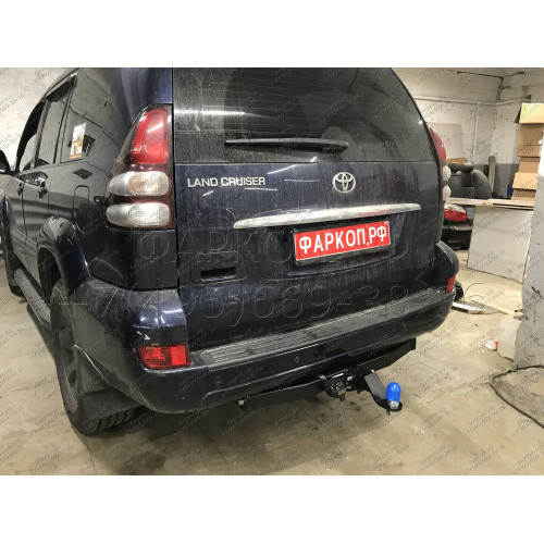 FA 1009-E Бизон Фаркоп на Toyota Land Cruiser Prado 150 2009-2023, Toyota Land Cruiser Prado 120 2002-2009 (3 точки крепления), Lexus GX 2003-2009, 2009-2023 без подрезки бампера. Тип шара: E (легкосъемный шар под квадрат). Нагрузки: 3500/120 кг. Не компл