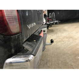 N052A GALIA Полностью оцинкованный фаркоп на Mercedes X-Class 2017-2020, Renault Alaskan 2016-, Nissan Navara D40 2005-2015, D23 2015-. Тип шара: A. Установка без снятия и выреза бампера.
