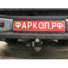 N052A GALIA Полностью оцинкованный фаркоп на Mercedes X-Class 2017-2020, Renault Alaskan 2016-, Nissan Navara D40 2005-2015, D23 2015-. Тип шара: A. Установка без снятия и выреза бампера.