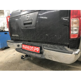 N052A GALIA Полностью оцинкованный фаркоп на Mercedes X-Class 2017-2020, Renault Alaskan 2016-, Nissan Navara D40 2005-2015, D23 2015-. Тип шара: A. Установка без снятия и выреза бампера.