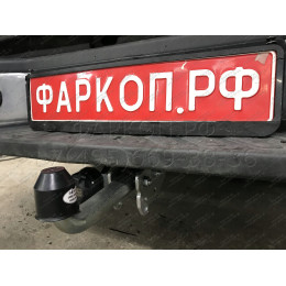 N052A GALIA Полностью оцинкованный фаркоп на Mercedes X-Class 2017-2020, Renault Alaskan 2016-, Nissan Navara D40 2005-2015, D23 2015-. Тип шара: A. Установка без снятия и выреза бампера.