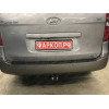 H077C GALIA Полностью оцинкованный фаркоп на Hyundai Starex 2008-2018, 2018-2023, Hyundai H1 2008-2018, 2018-2023. Тип шара: C (горизонтальный съемный). Установка без снятия и выреза бампера. Нагрузки: 2300/100 кг, масса фаркопа 25,57 кг