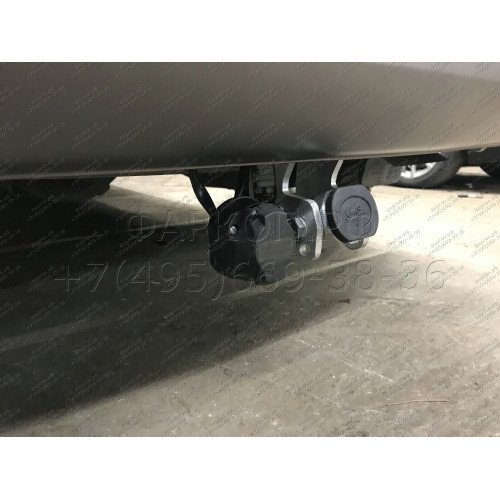 H077C GALIA Полностью оцинкованный фаркоп на Hyundai Starex 2008-2018, 2018-2023, Hyundai H1 2008-2018, 2018-2023. Тип шара: C (горизонтальный съемный). Установка без снятия и выреза бампера. Нагрузки: 2300/100 кг, масса фаркопа 25,57 кг
