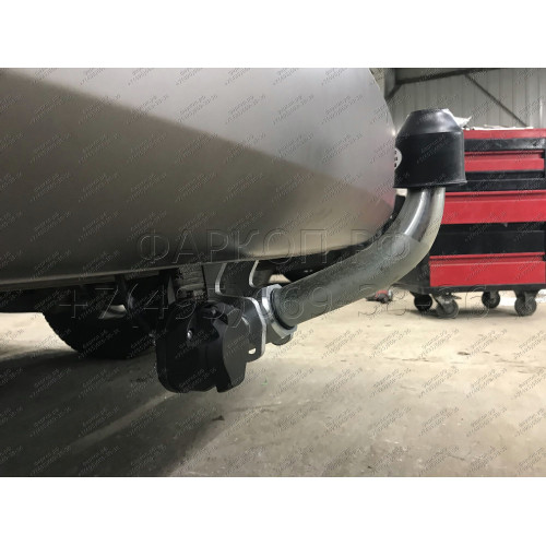 H077C GALIA Полностью оцинкованный фаркоп на Hyundai Starex 2008-2018, 2018-2023, Hyundai H1 2008-2018, 2018-2023. Тип шара: C (горизонтальный съемный). Установка без снятия и выреза бампера. Нагрузки: 2300/100 кг, масса фаркопа 25,57 кг