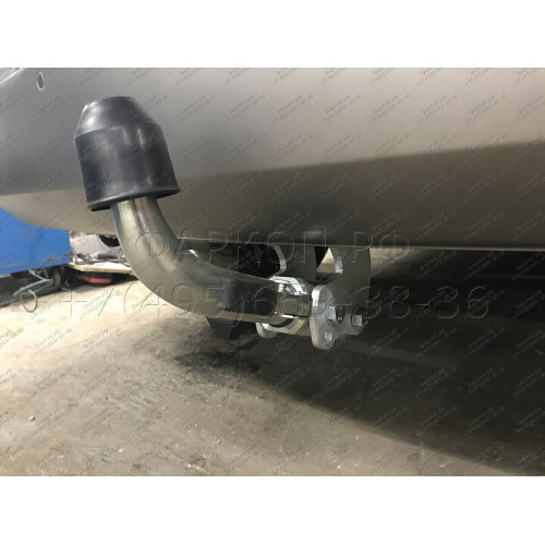 H077C GALIA Полностью оцинкованный фаркоп на Hyundai Starex 2008-2018, 2018-2023, Hyundai H1 2008-2018, 2018-2023. Тип шара: C (горизонтальный съемный). Установка без снятия и выреза бампера. Нагрузки: 2300/100 кг, масса фаркопа 25,57 кг