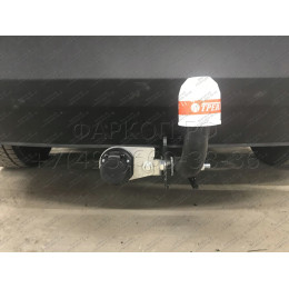 7231 Трейлер Фаркоп для Hyundai Santa Fe 2012-2018, в т.ч. Hyundai Santa Fe Premium 2016-2018, Kia Sorento 2012-2015. Требуется подрезка бампера. Тип шара: A. Нагрузки: 1000/50 кг, масса ф