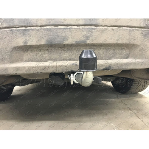 F123C GALIA Полностью оцинкованный фаркоп на Ford Explorer 2011-2015 (без подрезки бампера), Ford Explorer 2015-2020 (минимальная подрезка бампера). Подрозетник убирается за бампер. Тип шара: C (горизонтальный съемный). Нагрузки: 2400/130 кг, масса фаркоп