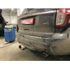 F123C GALIA Полностью оцинкованный фаркоп на Ford Explorer 2011-2015 (без подрезки бампера), Ford Explorer 2015-2020 (минимальная подрезка бампера). Подрозетник убирается за бампер. Тип шара: C (горизонтальный съемный). Нагрузки: 2400/130 кг, масса фаркоп