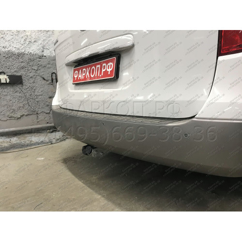 H077C GALIA Полностью оцинкованный фаркоп на Hyundai Starex 2008-2018, 2018-2023, Hyundai H1 2008-2018, 2018-2023. Тип шара: C (горизонтальный съемный). Установка без снятия и выреза бампера. Нагрузки: 2300/100 кг, масса фаркопа 25,57 кг