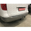 H077C GALIA Полностью оцинкованный фаркоп на Hyundai Starex 2008-2018, 2018-2023, Hyundai H1 2008-2018, 2018-2023. Тип шара: C (горизонтальный съемный). Установка без снятия и выреза бампера. Нагрузки: 2300/100 кг, масса фаркопа 25,57 кг
