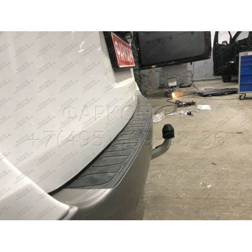 H077C GALIA Полностью оцинкованный фаркоп на Hyundai Starex 2008-2018, 2018-2023, Hyundai H1 2008-2018, 2018-2023. Тип шара: C (горизонтальный съемный). Установка без снятия и выреза бампера. Нагрузки: 2300/100 кг, масса фаркопа 25,57 кг
