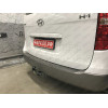 H077C GALIA Полностью оцинкованный фаркоп на Hyundai Starex 2008-2018, 2018-2023, Hyundai H1 2008-2018, 2018-2023. Тип шара: C (горизонтальный съемный). Установка без снятия и выреза бампера. Нагрузки: 2300/100 кг, масса фаркопа 25,57 кг