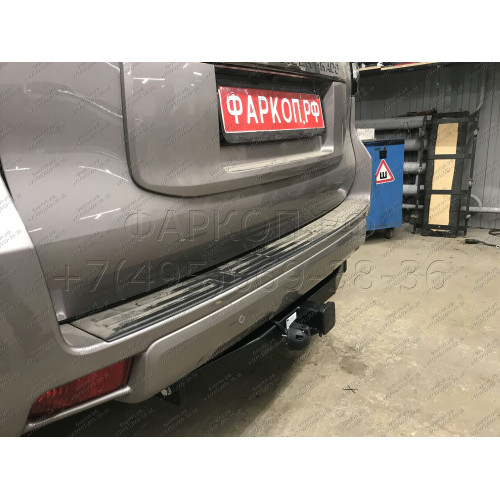 FA 1009-E Бизон Фаркоп на Toyota Land Cruiser Prado 150 2009-2023, Toyota Land Cruiser Prado 120 2002-2009 (3 точки крепления), Lexus GX 2003-2009, 2009-2023 без подрезки бампера. Тип шара: E (легкосъемный шар под квадрат). Нагрузки: 3500/120 кг. Не компл