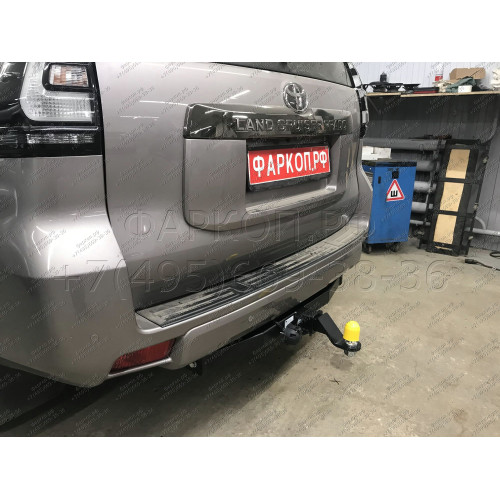 FA 1009-E Бизон Фаркоп на Toyota Land Cruiser Prado 150 2009-2023, Toyota Land Cruiser Prado 120 2002-2009 (3 точки крепления), Lexus GX 2003-2009, 2009-2023 без подрезки бампера. Тип шара: E (легкосъемный шар под квадрат). Нагрузки: 3500/120 кг. Не компл