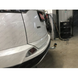 92506-A MOTODOR Фаркоп с оцинкованным шаром на Toyota RAV4 2013-2019. Необходима подрезка бампера. Тип шара: A. Нагрузки: 1500/75 кг, масса фаркопа 23 кг (без элект