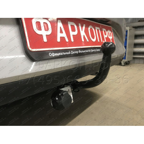 V125-A Лидер-плюс ТСУ для Volkswagen Polo седан 2010-2020, Polo лифтбек 2020-2022, Skoda Rapid лифтбек 2012-2020, 2020-2022. Требуется подрезка бампера. Нагрузки: 1000/75 кг, масса фаркопа 15,02 кг (без электрики в комплекте)