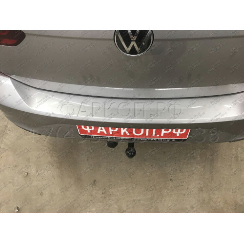 V125-A Лидер-плюс ТСУ для Volkswagen Polo седан 2010-2020, Polo лифтбек 2020-2022, Skoda Rapid лифтбек 2012-2020, 2020-2022. Требуется подрезка бампера. Нагрузки: 1000/75 кг, масса фаркопа 15,02 кг (без электрики в комплекте)