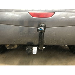 4355-A ORIS Фаркоп на Nissan Note 2006-2014. Необходима подрезка бампера. Тип шара: A. Нагрузки: 1100/50 кг, масса фаркопа 14,6 кг (без электрики в комплекте)