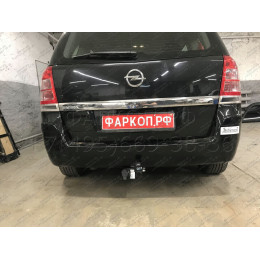 1175-A ORIS Фаркоп на Opel Zafira B 2005-2012. Необходима подрезка бампера. Тип шара: A. Нагрузки: 1500/75 кг, масса фаркопа 17,2 кг (без электрики в комплекте)