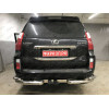 FA 0602-E(N) Бизон Фаркоп с хромированной накладкой на Toyota Land Cruiser Prado 150 2010-2023, Toyota Land Cruiser Prado 120 2002-2010 без подрезки бампера. Тип шара: E (легкосъемный шар под квадрат). Нагрузки: 3300/120 кг. Не комплектуется электрикой