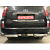FA 0602-E(N) Бизон Фаркоп с хромированной накладкой на Toyota Land Cruiser Prado 150 2010-2023, Toyota Land Cruiser Prado 120 2002-2010 без подрезки бампера. Тип шара: E (легкосъемный шар под квадрат). Нагрузки: 3300/120 кг. Не комплектуется электрикой