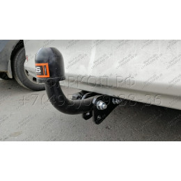 H.T60.A HALTY Фаркоп на Toyota Ipsum 2WD/4WD (кузов ACM21, ACM26) 2001-2009, Toyota Avensis Verso 2001-2009. Возможно потребуется подрезка бампера. Тип шара: A. Нагрузки: 750/75 кг, масс