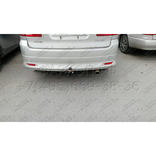 H.T60.A HALTY Фаркоп на Toyota Ipsum 2WD/4WD (кузов ACM21, ACM26) 2001-2009, Toyota Avensis Verso 2001-2009. Возможно потребуется подрезка бампера. Тип шара: A. Нагрузки: 750/75 кг, масса фаркопа 16,1 кг