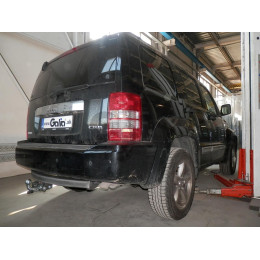 J009A GALIA Полностью оцинкованный фаркоп на Jeep Cherokee 2007-2013, Dodge Nitro 2007-2012. Тип шара: A. Установка без снятия и выреза бампера. Нагрузки: 3500/150 кг, масс