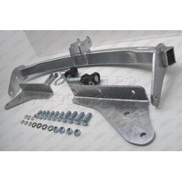 J009A GALIA Полностью оцинкованный фаркоп на Jeep Cherokee 2007-2013, Dodge Nitro 2007-2012. Тип шара: A. Установка без снятия и выреза бампера. Нагрузки: 3500/150 кг, масс