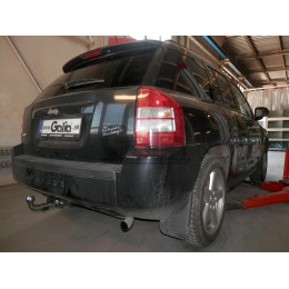J012C GALIA Полностью оцинкованный фаркоп на Jeep Compass MK 2006-2011, Jeep Liberty 2006-2011. Тип шара: C (горизонтальный съемный). Требуется вырез в бампере. Нагрузк